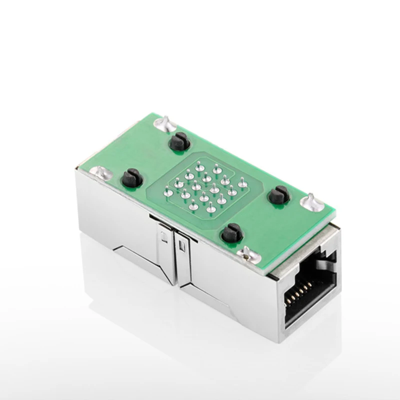 10 шт./лот коннектор RJ45 гнездо-гнездо Cat7/6/5e Ethernet-адаптер 8P8C Сетевой удлинитель