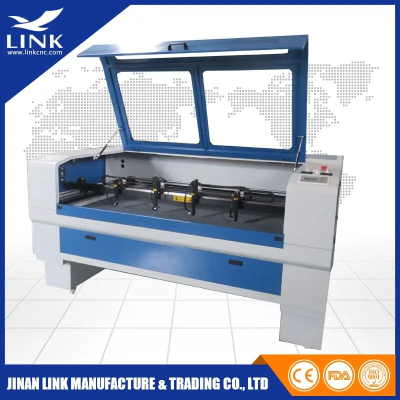 Четыре лазерных трубки поставляют cnc co2 лазерный режущий станок/co2 резак 100 Вт/co2