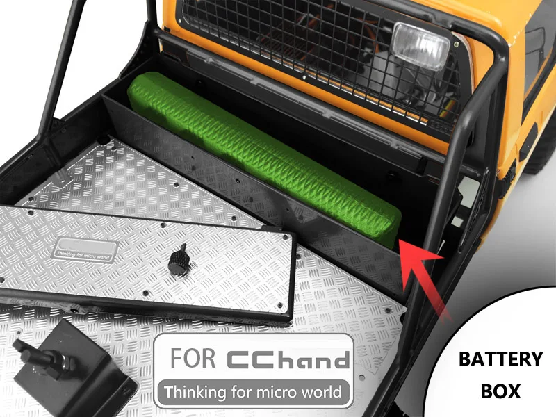 Металлическое заднее ведро для CChand RC4WD 1/10 TF2 Mojave RC автомобиль игрушка|Детали и