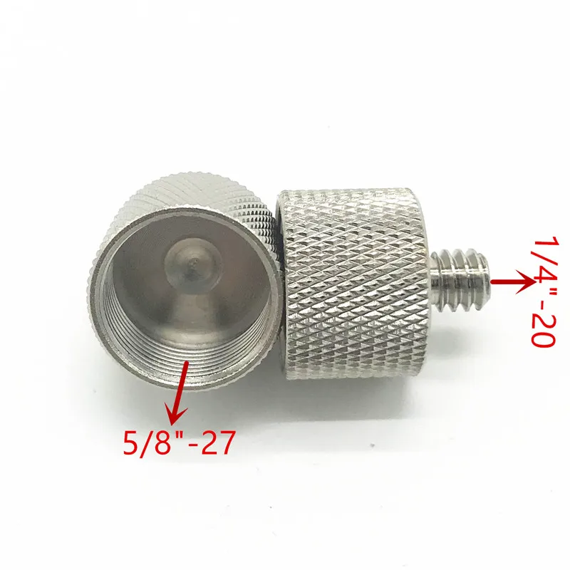 Винт адаптер для микрофона с наружной резьбой 1/4 &quot 20&quot 16&quot на 27&quot внутренней