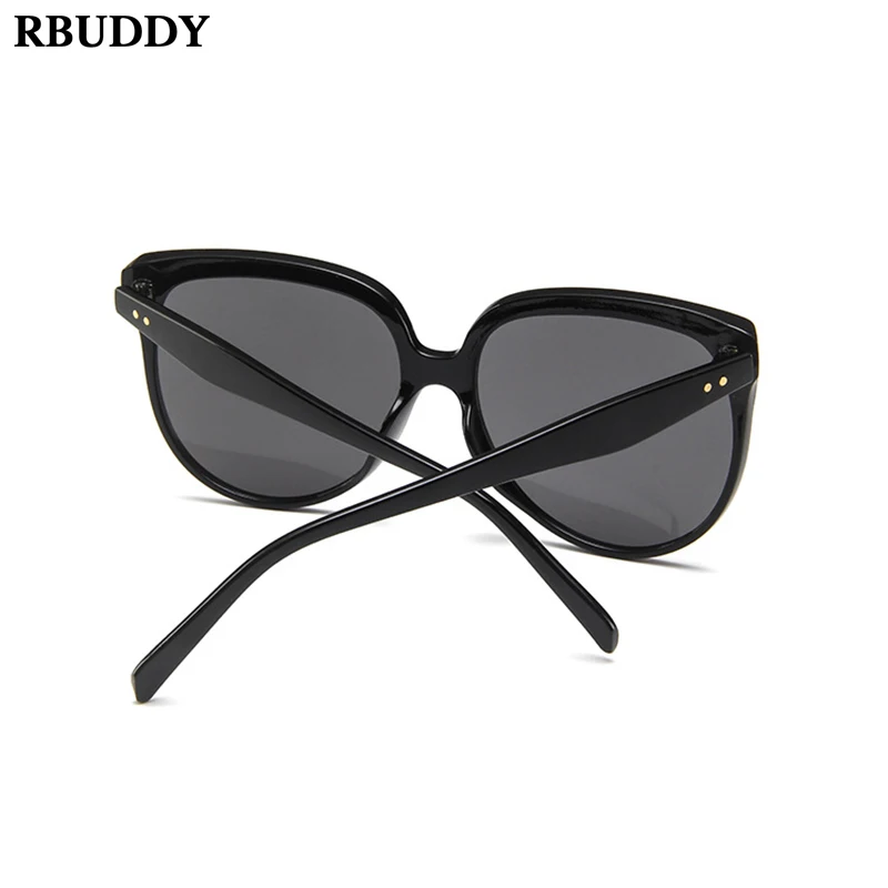 RBUDDY Новые Солнцезащитные очки женские и мужские пластиковые 2019 Ретро кошачий
