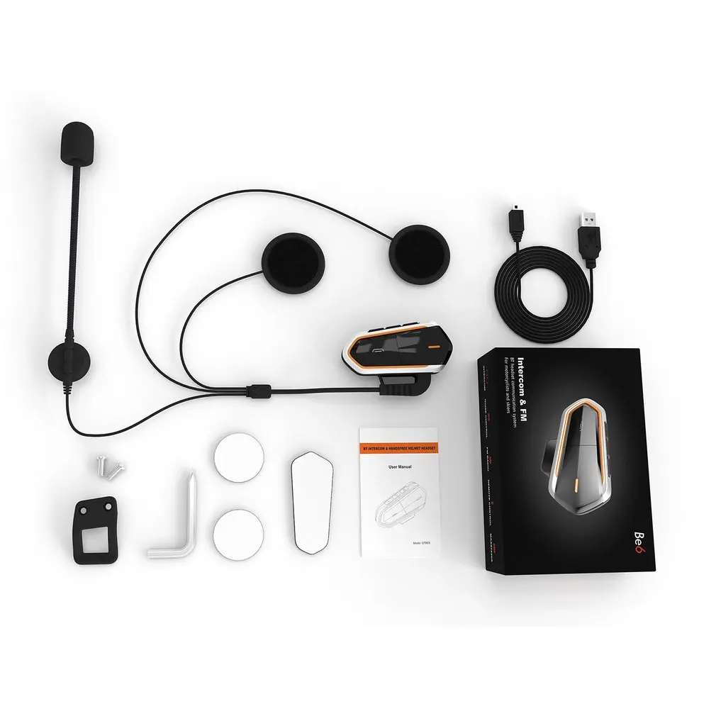 Motorcycle Helmet Walkie-talkie Brand New Private Mode Wireless Fm |