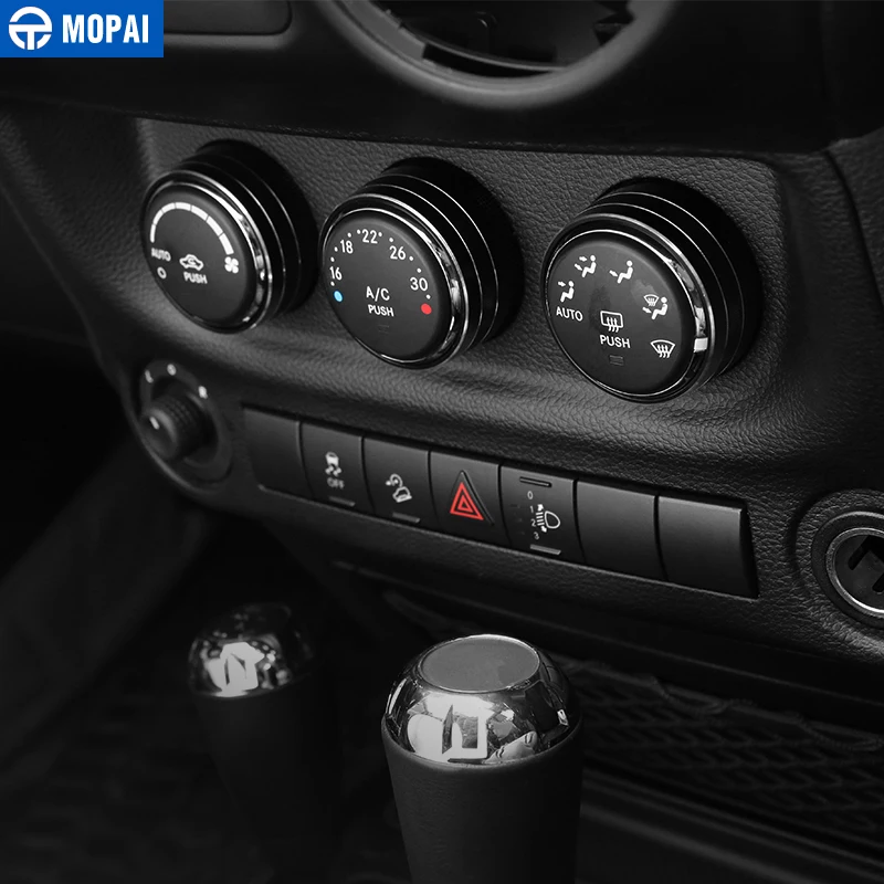 MOPAI интерьер Молдинги для Jeep Wrangler/Компас/Патриот автомобильного кондиционера, кнопка включения декоративная крышка автомобильные аксессуары
