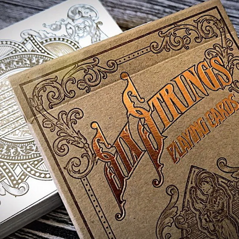 Six Strings Playing Cards Poker Size Deck USPCC Custom Limited Edition Sealed Magic | Игрушки и хобби