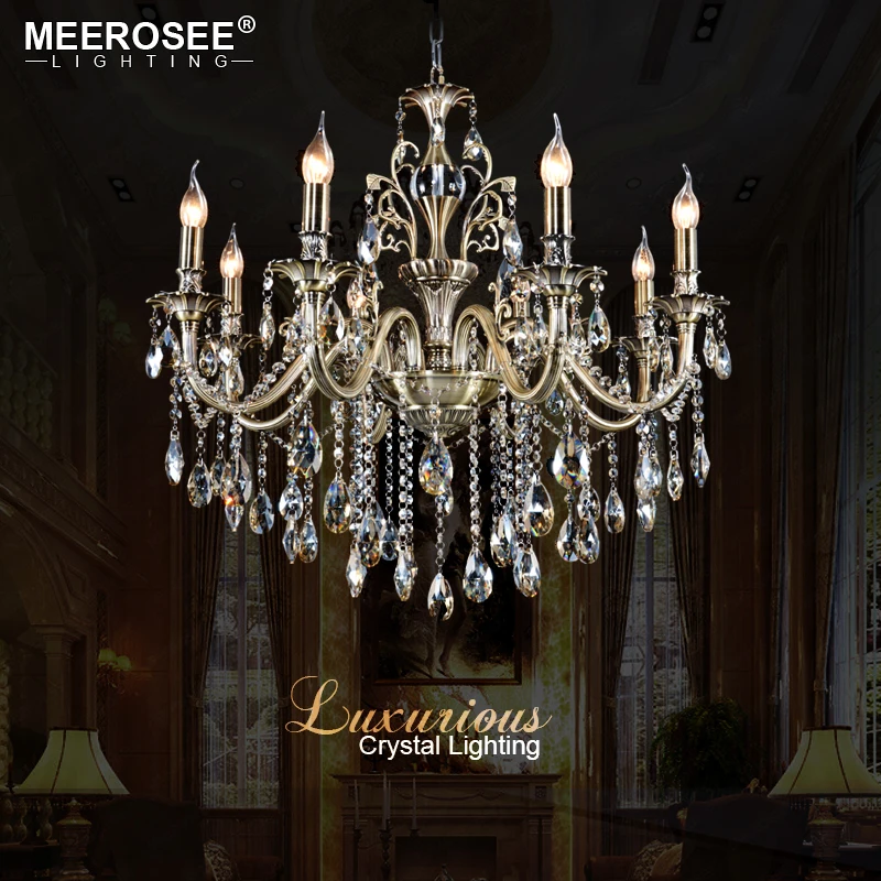 Классическая хрустальная люстра роскошное приспособление хорошее качество Lustre