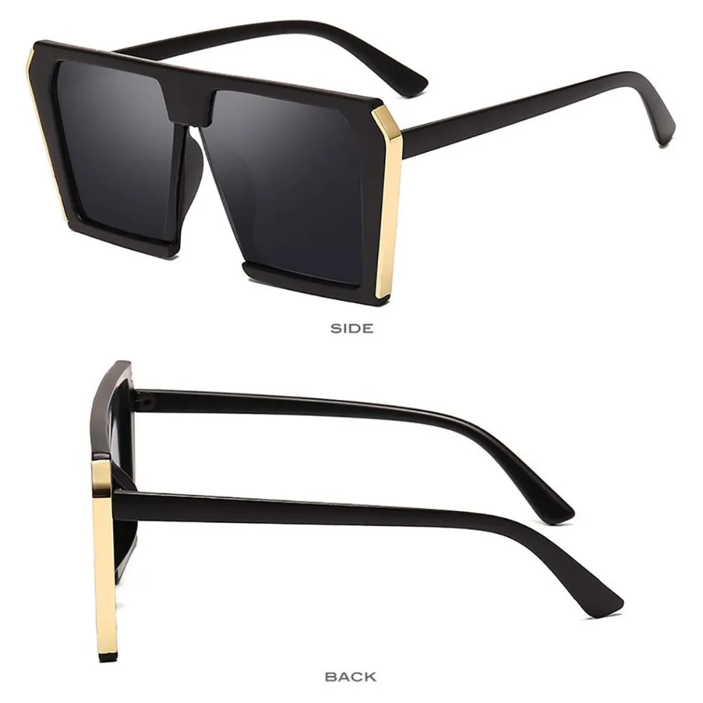 Evrfelan роскошные большие солнцезащитные очки женские gafas крутые большие линзы очки oculos Мужские квадратные солнцезащитные очки UV400
