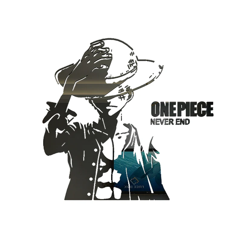 3D акриловые самоклеящиеся наклейки на стену одна деталь плакат аниме Луффи