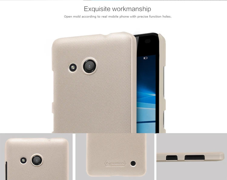 Бесплатная доставка для lumia 550 чехол NILLKIN супер матовый экран пк жесткий Case4.7 дюйма