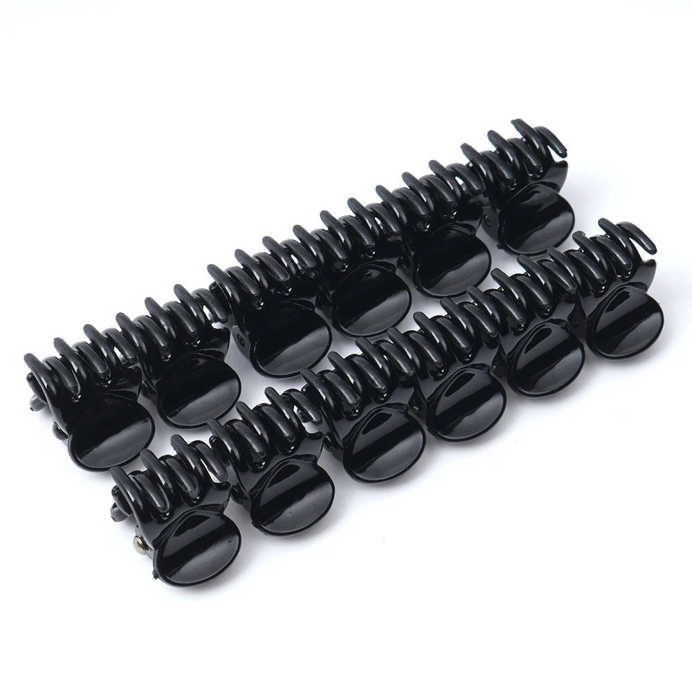 12 pieces / bag 6 claw hair clip ladies plastic hairpin headwear styling tool headwear design