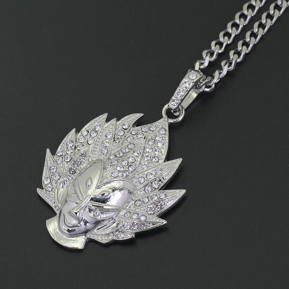 2018 New Hip Hop Men Women Cartoon Anime Character Pendant Necklace Jewelry 5mm 30inch Stainless Steel Cuban Chain | Украшения и