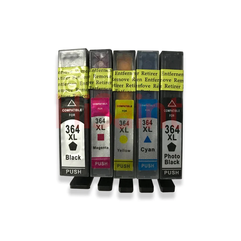 1bk1pbk1c1m1y Hisaint 364XL сменный картридж для принтера для hp 364 xl картриджи для принтеров серий Deskjet 3070A 5510 6510 B209a C510a C309a принтер - Цвет: 1bk1pbk1c1m1y