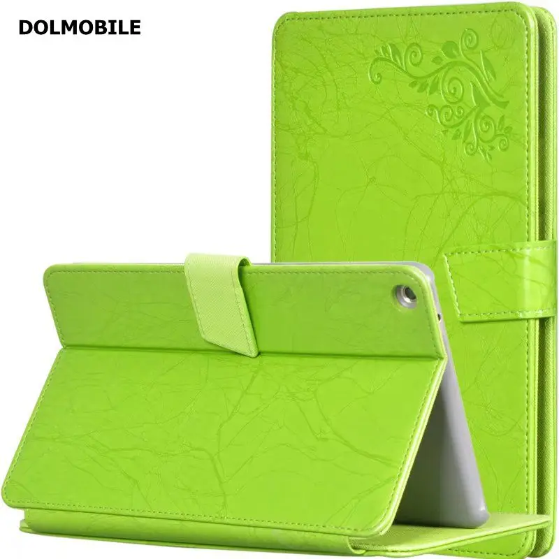 Чехол DOLMOBILE из искусственной кожи с цветочным принтом для планшета Huawei MediaPad M3 Lite 8