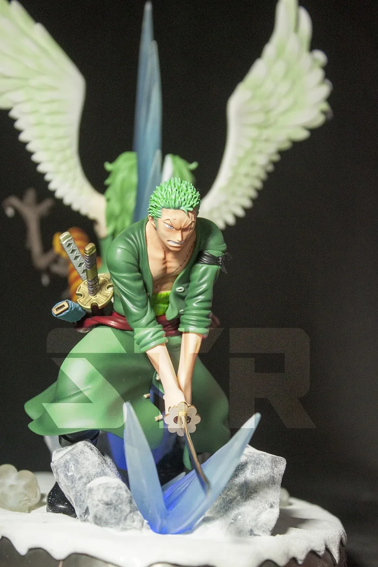 COMIC CLUB одна штука 35 см Roronoa Zoro VS Monet gk Смола игрушка фигурка для коллекции содержит светодио дный свет