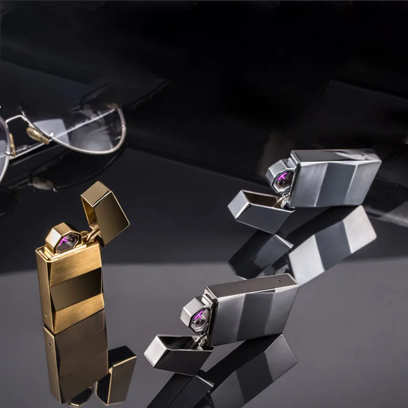 USB зарядка двойная дуга встряхивание к зажиганию Зажигалка перезаряжаемая