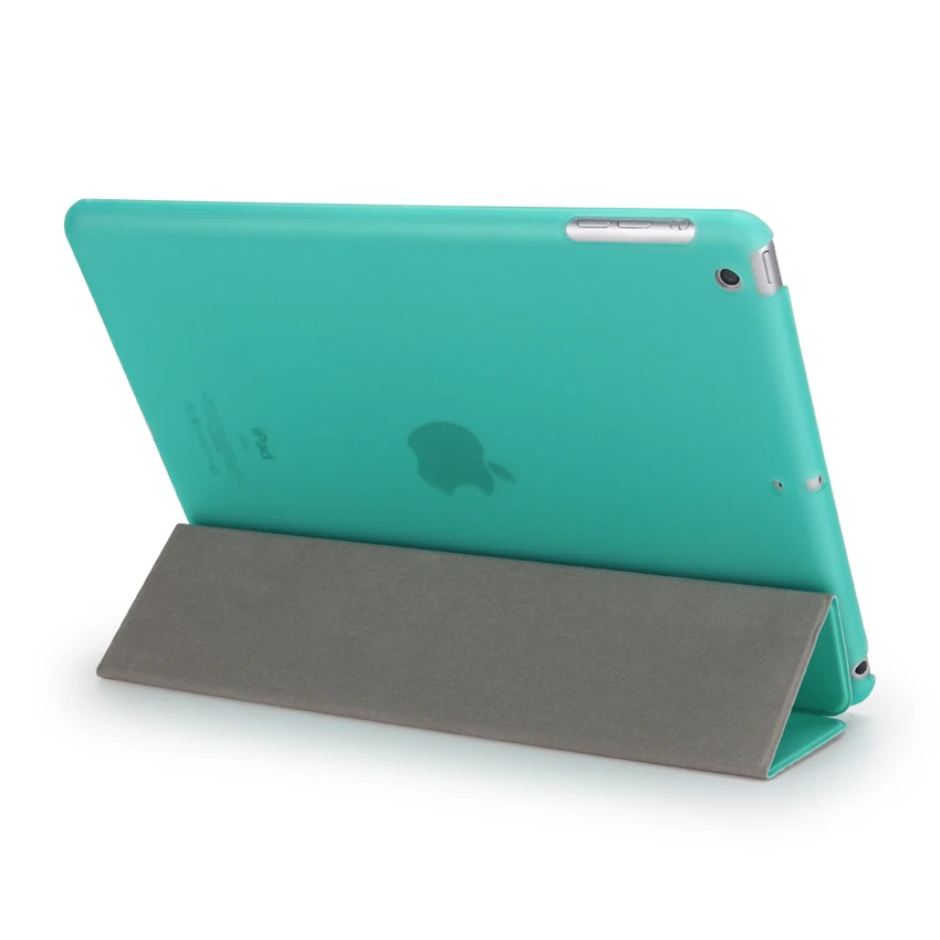 Dividi для нового iPad 9.7 a1822 a1823 Смарт чехол из искусственной кожи+ Ultra Slim Light Вес ПК Назад обложка Авто Wake/Sleep