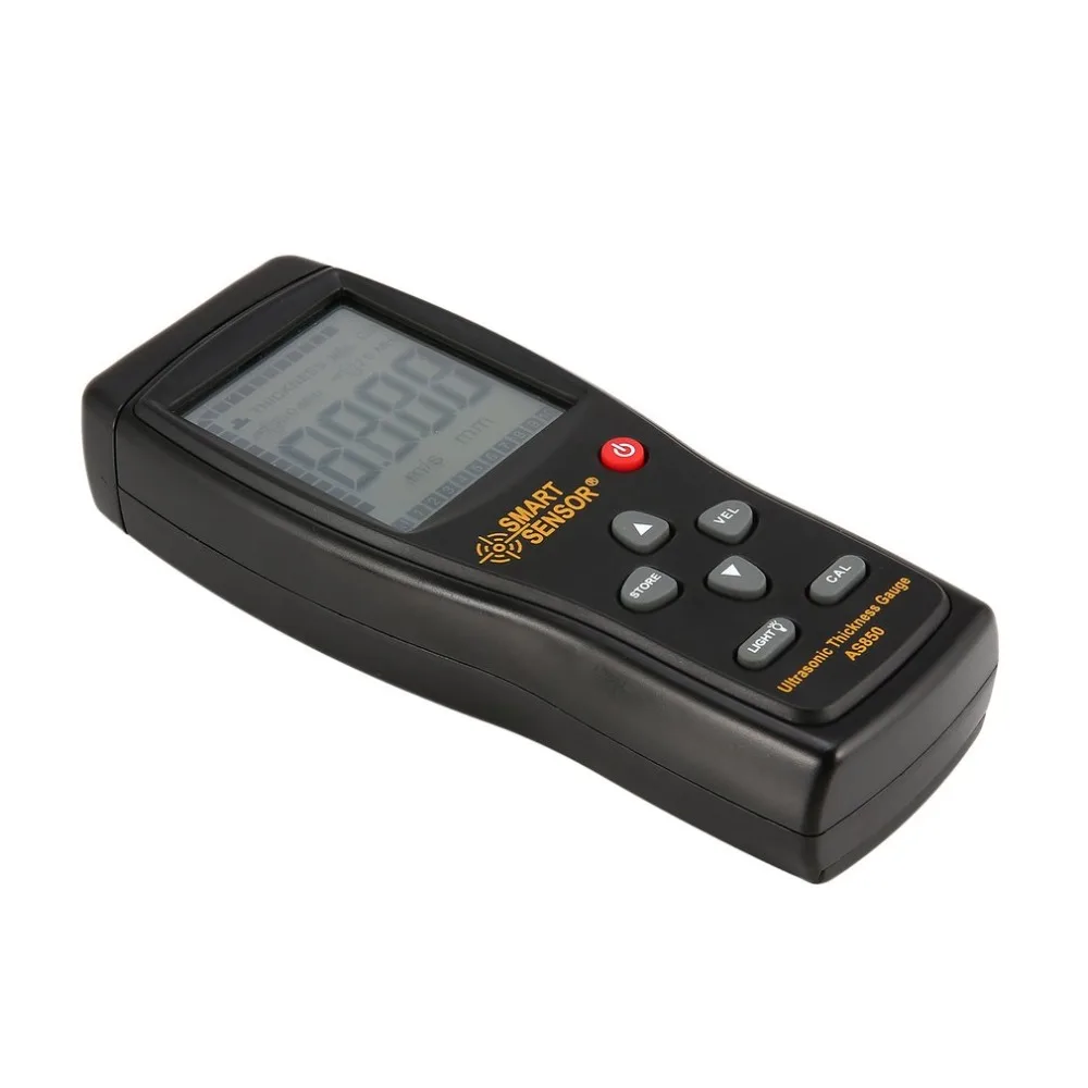 SMART сенсор AS850 Ультразвуковой толщиномер тестер Звук скорость метр металла