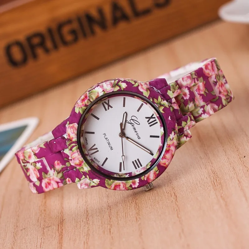 Tike Toker, модные дизайнерские женские наручные часы с цветами, ЖЕНСКИЕ НАРЯДНЫЕ часы, высококачественные керамические милые часы-браслет для девушек 8