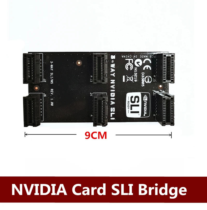 Новый графический разъем nVidia Card SLI Bridge PCI E 3 сторонняя карта жесткого моста для