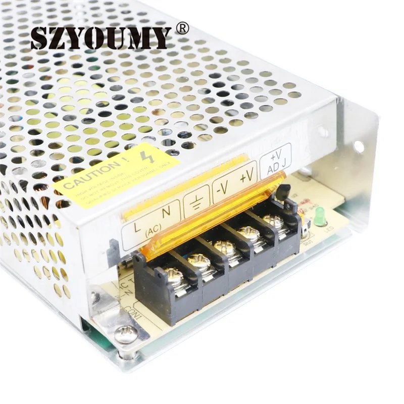 

SZYOUMY AC 110-240V to DC 12V 5A LED Switching Power Supply Transformers Adapter For 5050 LED Strip Lights