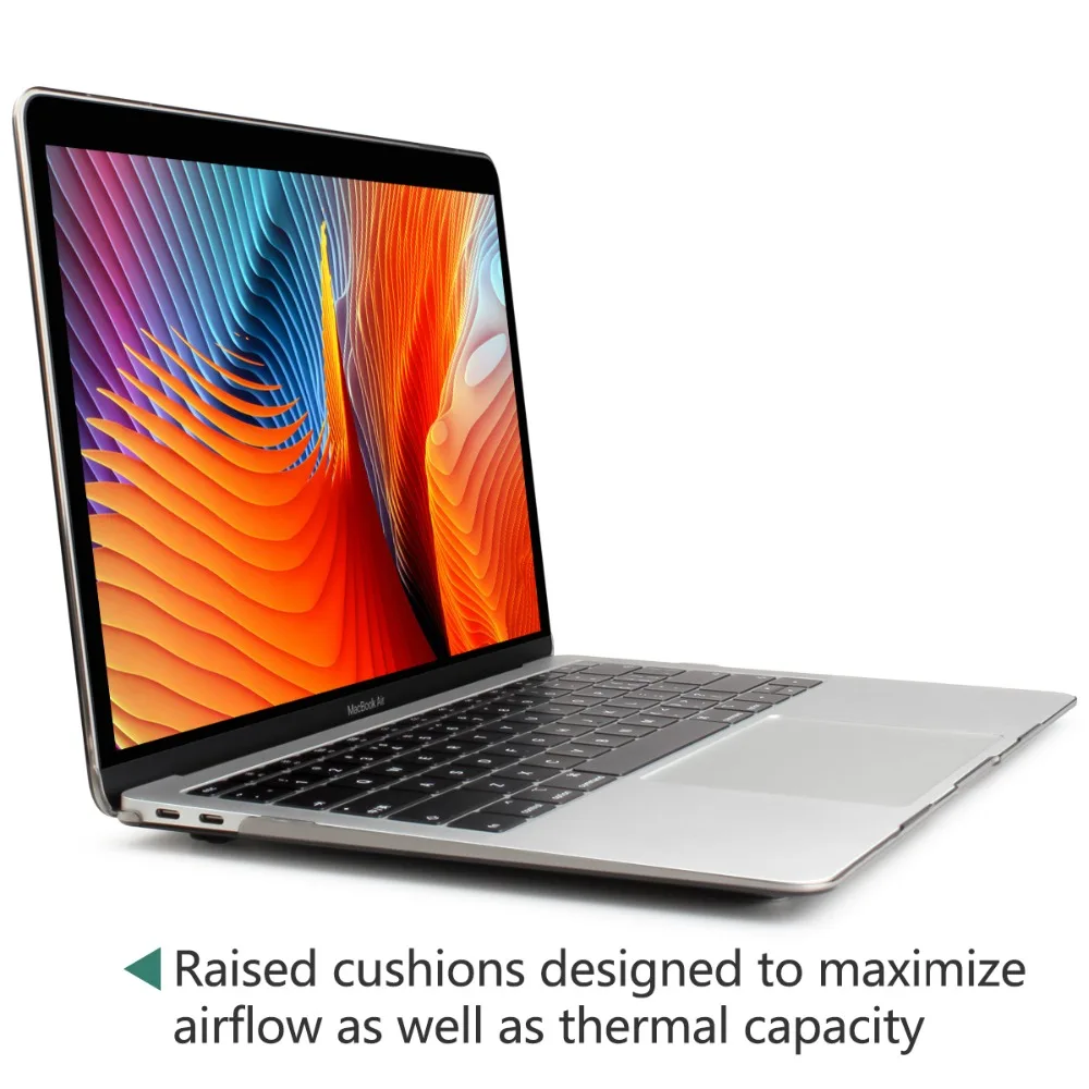 Прозрачный кристально чистый чехол для Macbook Air Pro retina 11 12 13 15 16 дюймов Touch Bar/Touch ID A2141 A1932 A1989 A2159