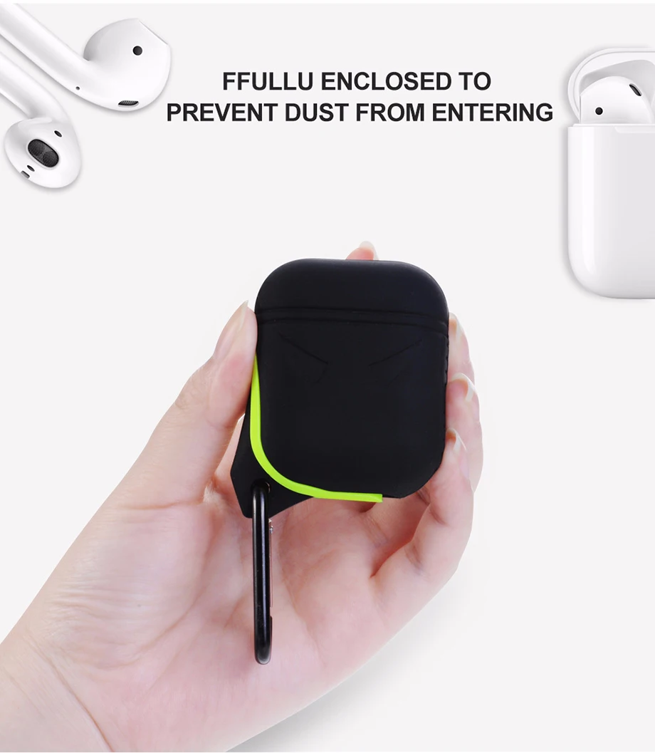 IKSNAIL для Apple Airpods чехол Аксессуары Air Pods чехол s силиконовый беспроводной Bluetooth наушники протектор Коробка