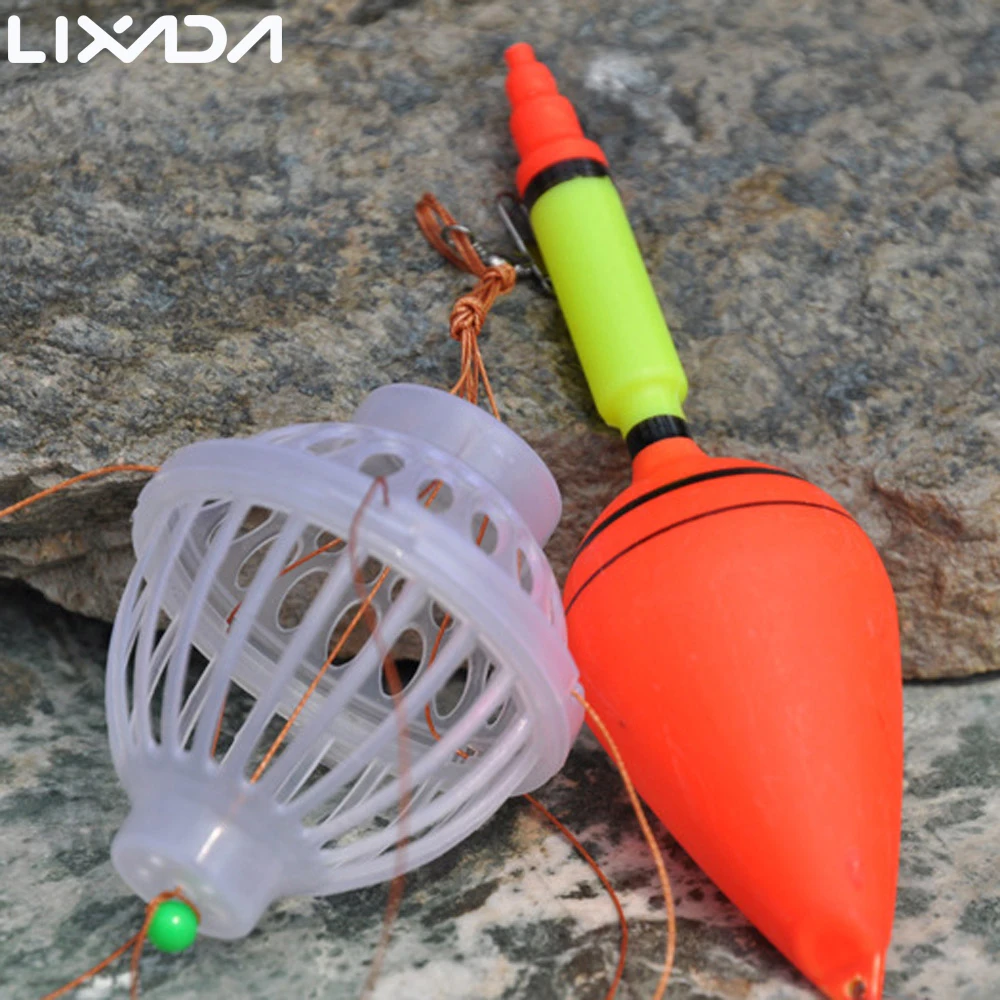 Поплавок для ловли карпа морской Монстр с шестью прочными взрывными крючками два