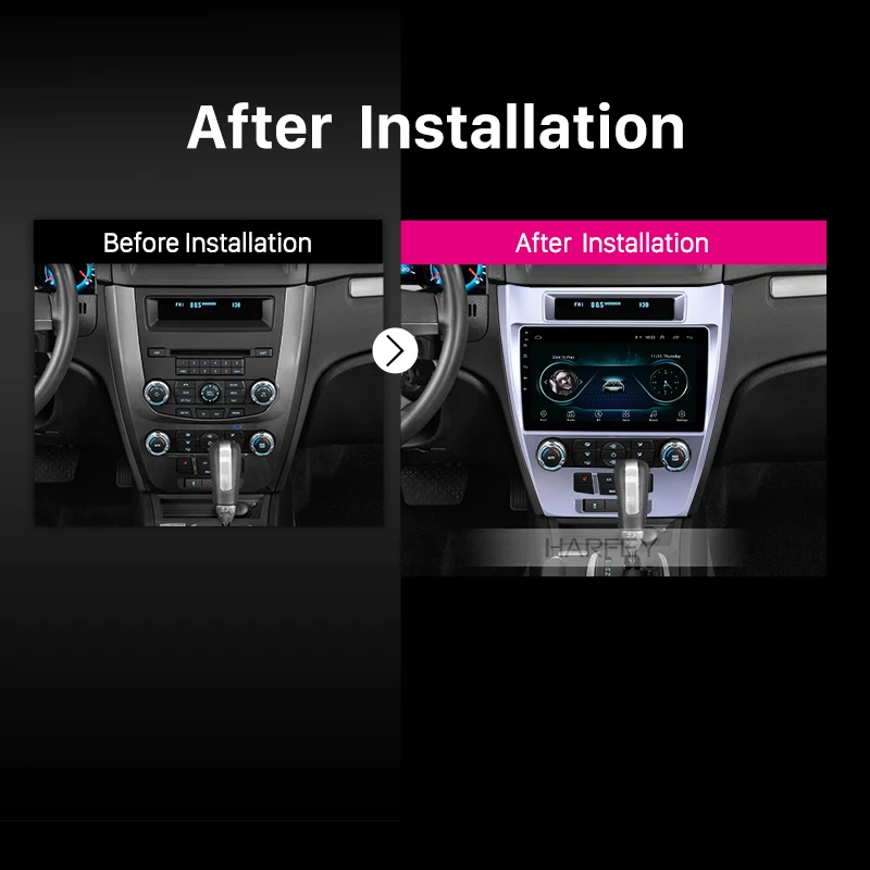 Harfey 10 1 дюймов Android 8 HD сенсорный экран GPS Navi автомобильное радио для Ford Mondeo 2009-2012 с