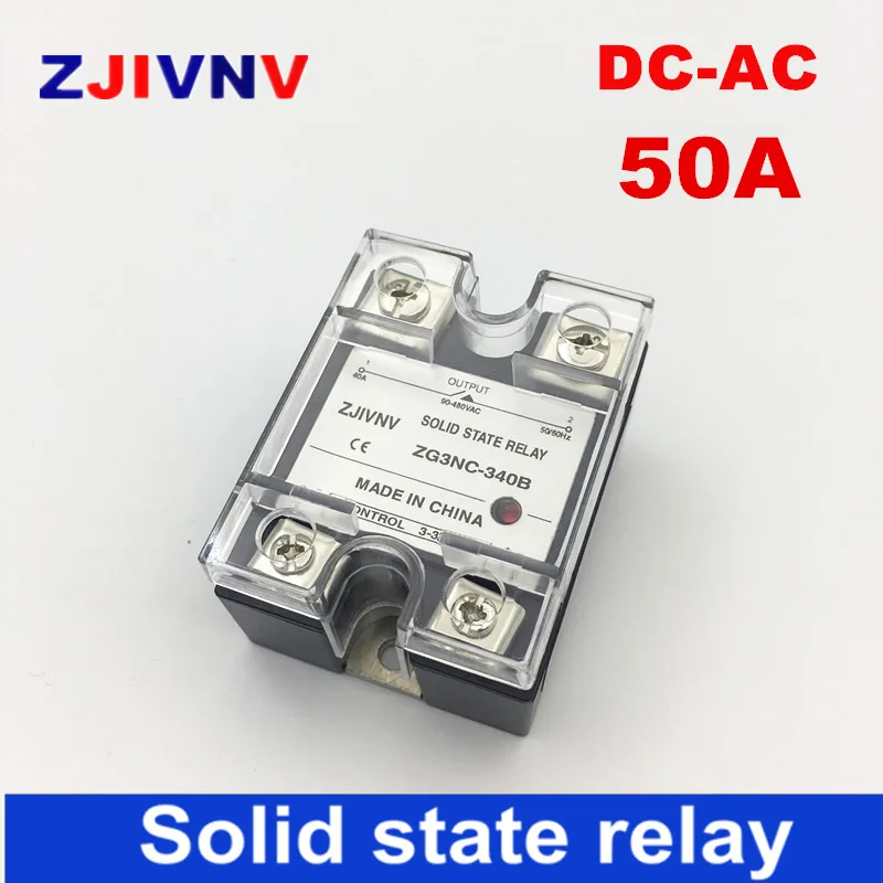 single phase solid state relay 50amp SSR DC to AC basic type SSR/ ZG3NC-350B high voltage 1 50A | Обустройство дома