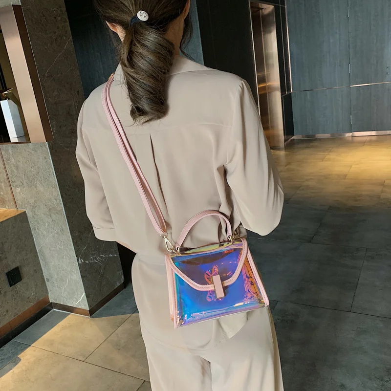 Модные женские туфли прозрачная сумочка PU маленькая сумка курьерские сумки леди