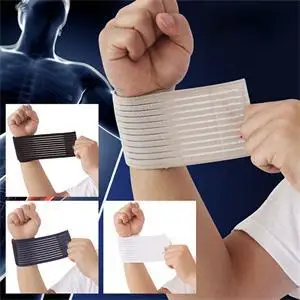 

New-selling Outdoor Sport Injury Bandage Wristbands Elastic Elbow Wrist Support Compression Wrap Wrist Brace Guard