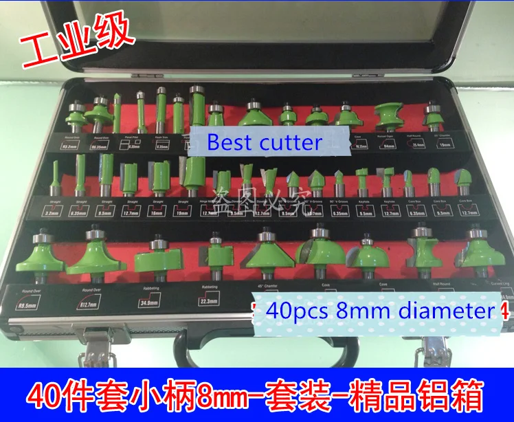

40 PCS Woodworking Cutting Tools/ Engraving machine bits/Engraving bits/ engraving blates