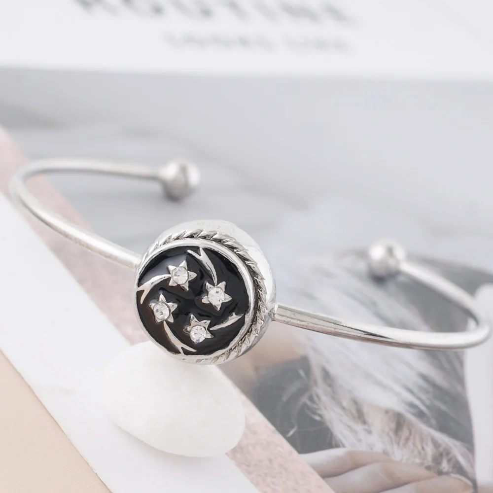 Новые 5 шт/партия 12 мм оснастки ювелирные изделия звезда Сияющие замочек из