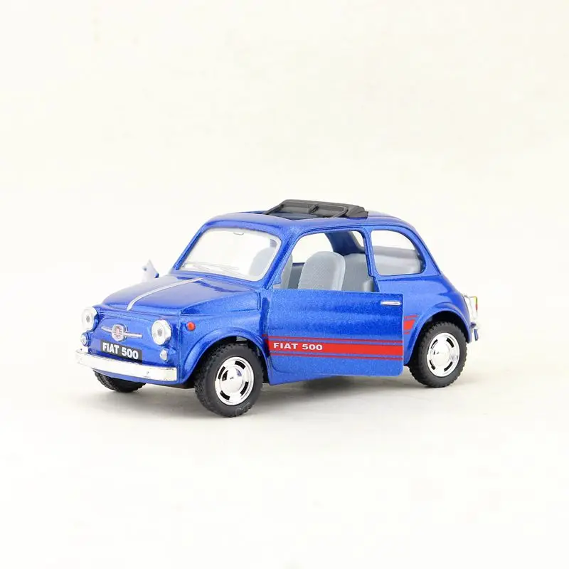 KINSMART литая металлическая модель/1:24 весы/Fiat 500 игрушка/вытяжная обучающая Коллекция/для детского подарка или для коллекции