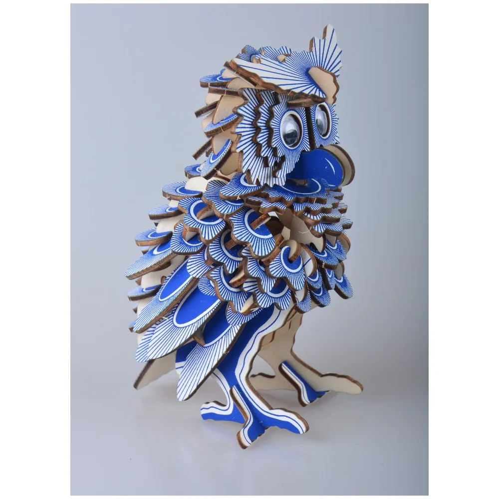 DIY 3D Wooden Puzzle Toys For Children Magical Animals Kids Also Suitable Adult Game Best Gift Of High Quality Wood | Игрушки и хобби