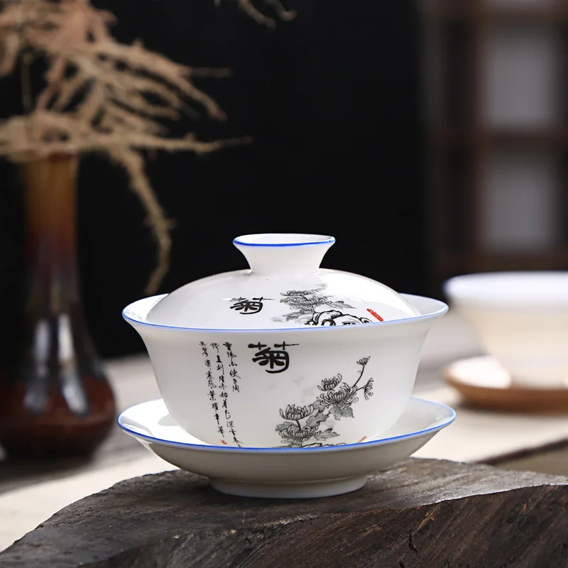 Ручная роспись tureen кунг фу Чайник Посуда для напитков|kung fu tea pot|tea potkung |