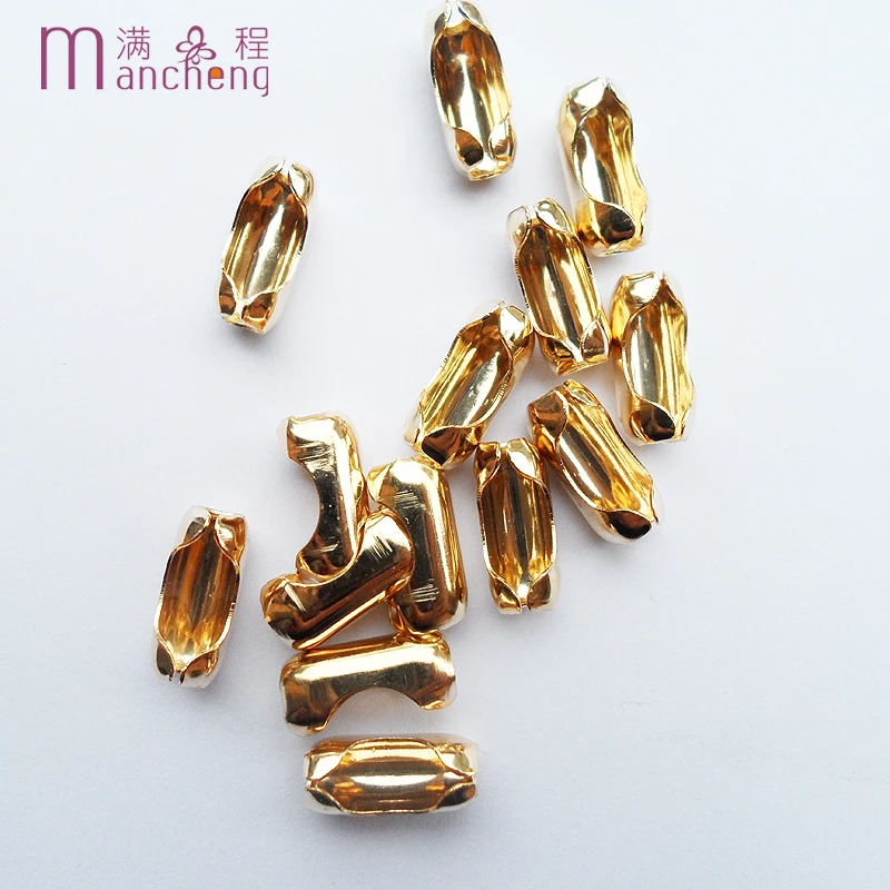

10PCS/Pack Good Quality 6*16mm Copper Waist Buckle Suitable Chain Link Beads For Jewelry Making