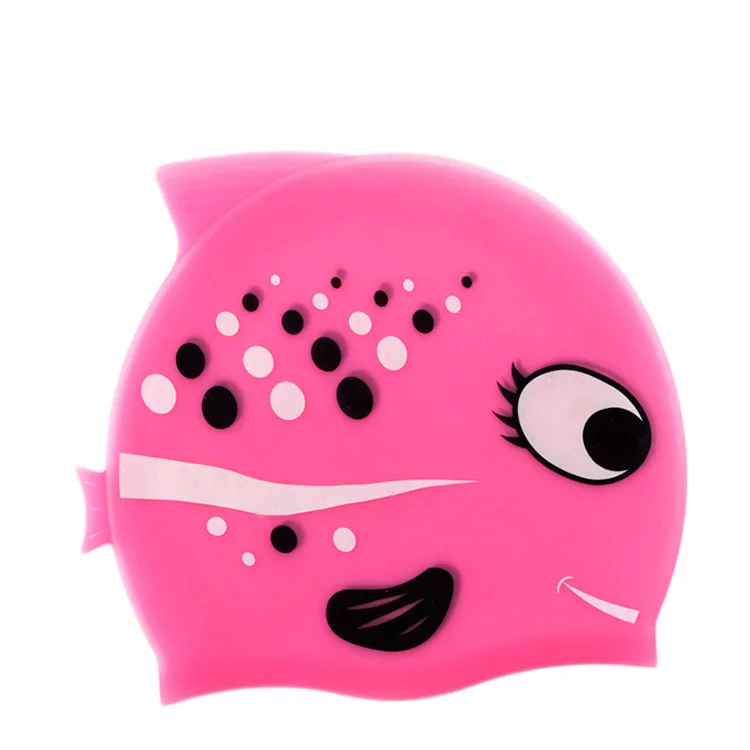 Детский мультфильм рыбы шапочка для non slip силиконовые негабаритных дети плавать