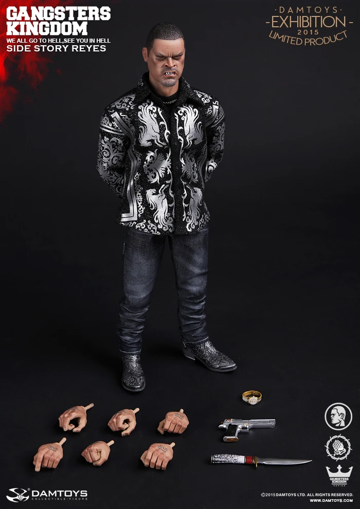DAM Toys GKS002 CICF 2015 EXPO Gangsters Kingdom Side Story - Reyes 1/6 фигурка | Игрушки и хобби