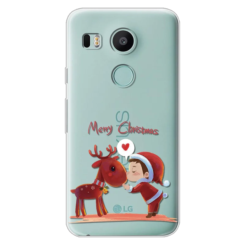 Веселая Рождественская елка для LG G4 G5 G6 Q6 K4 K8 K10 V20 V30 X power Nexus 5X чехол силиконовый Ультра мягкий ТПУ чехол