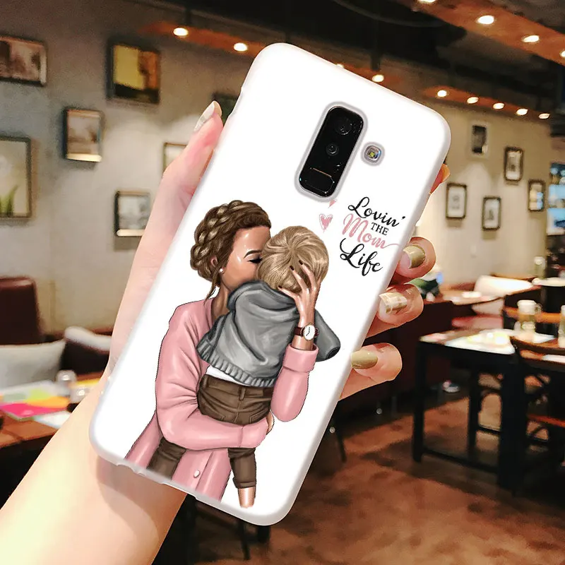 Style 01 Мягкий силиконовый чехол для телефона для мам и детей, одежда модная для samsung Galaxy A70 A50 A40 A9 A8 A7 A6 A5 A3 плюс крышка - Цвет: Style 01