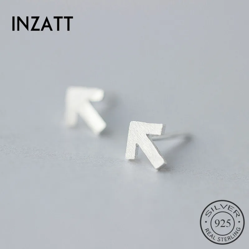 INZATT 7 парт/компл. еженедельные ювелирные изделия серьги гвоздики из серебра 925