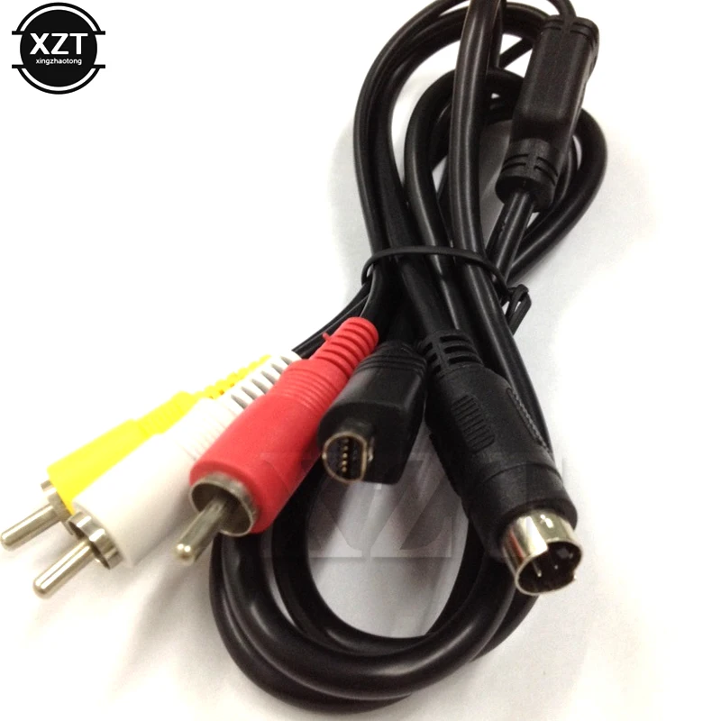 Высококачественный свинцовый AV кабель 1 2 м 10 контактный разъем DVI DV Для 3 RCA S видео