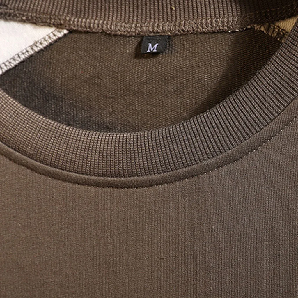 Camisetas hombre Мужская Летняя Повседневная модная Однотонная футболка с круглым