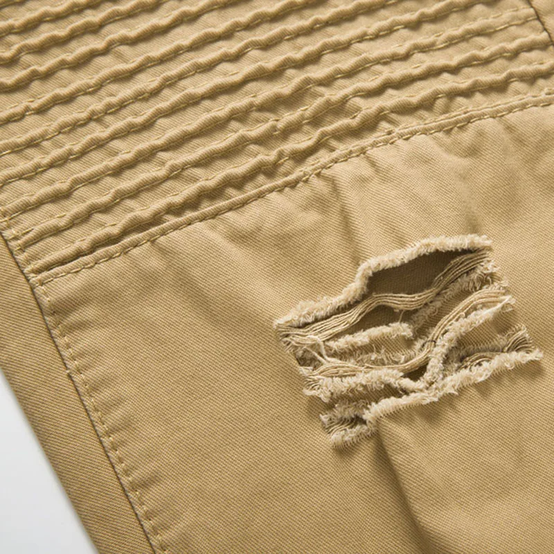 Осень зима 2017 стильные мужские модные длинные брюки повседневные джинсы с