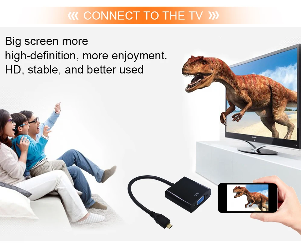 TISHRIC Micro HDMI к VGA Кабель-адаптер HDMI цифро-аналоговый аудио конвертер мужчин и женщин Displayport для проектора ПК