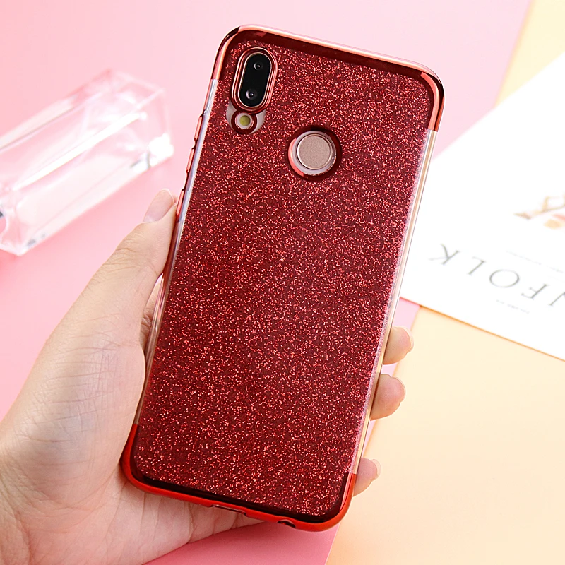 Чехол из ТПУ с блестящим покрытием для Huawei Y9 Y7 Pro Y6 P Smart P10 P20 P30 Lite Mate 20 Lite Honor 8X 7A Pro Mate 10 Lite