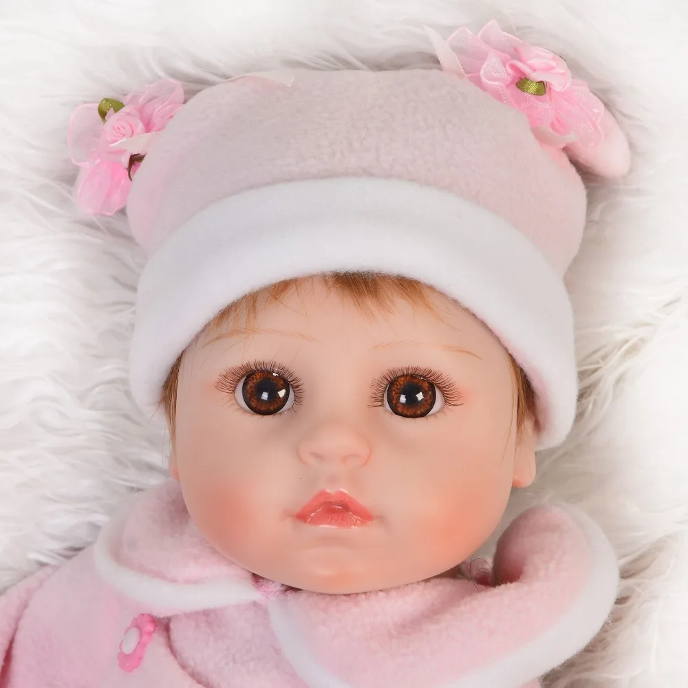 Bebes Reborn Menina bonecas 18 &quot43 см куклы для новорожденных девочек и мальчиков виниловые