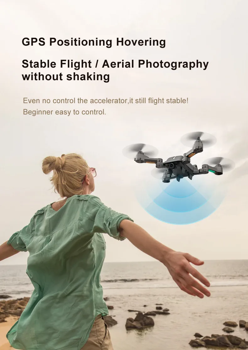 S3 5,8G дистанционное управление Управление бесщеточный Quadcopter GPS объемный складной Дрон с фиксацией следите за возврат аэрофотосъемки с 5G Pict
