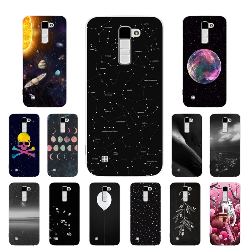 Soft TPU Phone Case for LG K10 K 10 LTE K420N K430 K430DS 5.3 Back Cover Const Printing Coque |