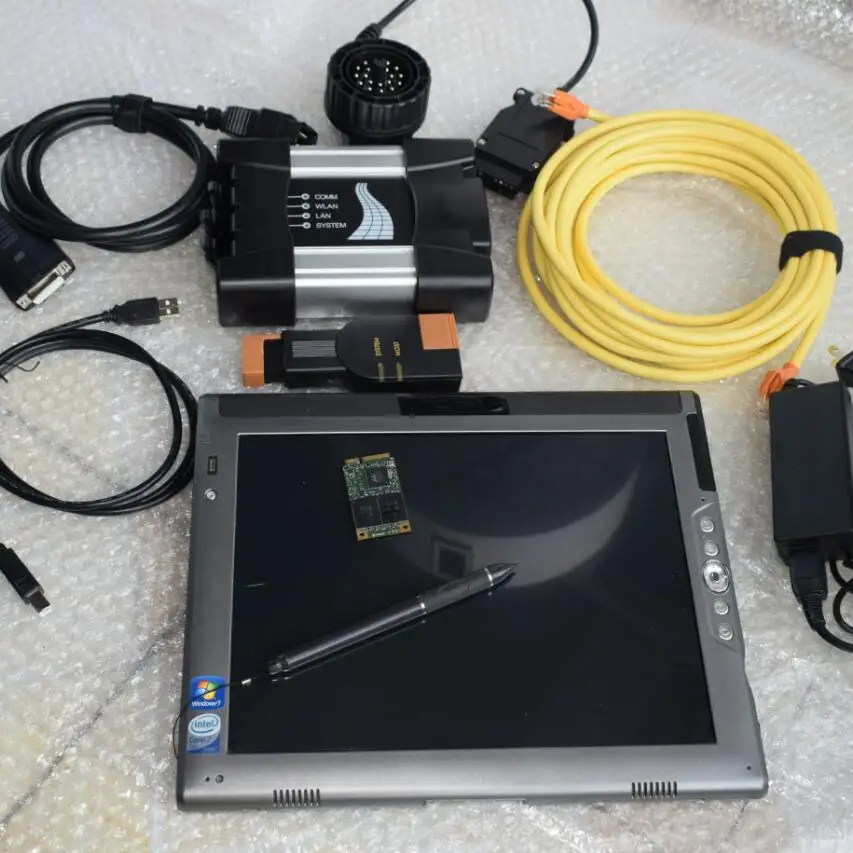 Для Bmw ICOM Next Новый Verson OF a3 с ноутбуком LE1700 планшет ЦП L7400 ОЗУ 4g сенсорный экран по 480